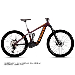 eGreer Carbon 1  27.5" / 29"  Burgundy / Orange L