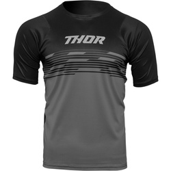 Jersey Thor MTB Assist Black / Grey XS