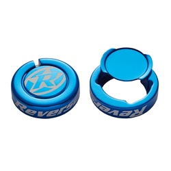 Bar End Lock On Pair Chip Reverse Components Blue