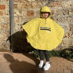 The People's Poncho Kids Fishermans Yellow Small