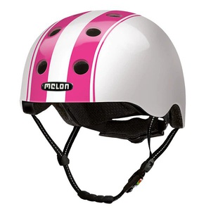 Melon Bike Helmet Urban Active Double Pink Wht ML