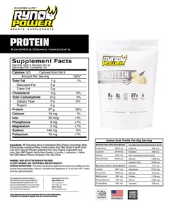 Ryno Power Whey Vanilla Protein Powder