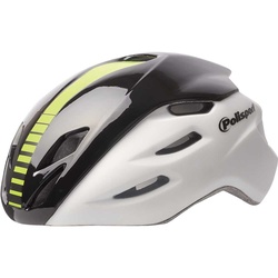 Polisport Aero R – Large Cycling Helmet (White/Black, 58–61 cm)