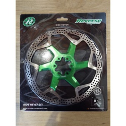 Brake Disc Rotor Bike Reverse AL/Steel 200mm Green