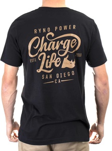 T Shirt Ryno Power Charge Life Copper Large