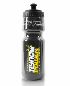 Ryno Power 710ml Black Sport Cycling Bottle - BPA-Free