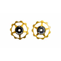 Aluminium pulley set Reverse Gold