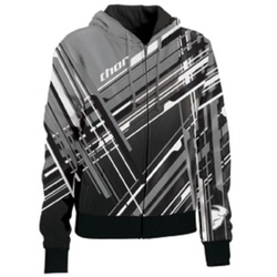 Hoody zip Thor Stix Black