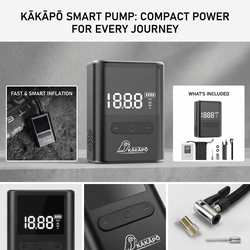 Kakapo Mini Portable Electric Bike & Tyre Pump (Black)