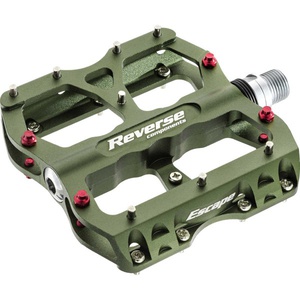 Bike Pedals Reverse Escape Aluminium Olive