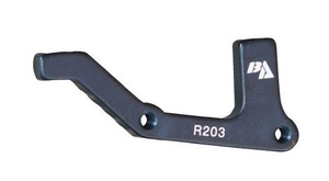 Brake Adaptor Rear 203mm Fork IS Caliper PM