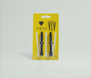 Panzer High Flow Tubeless Valves - 48mm, Black