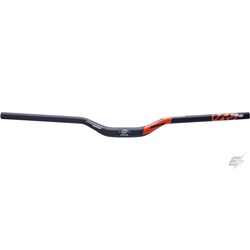 Reverse Base Handlebar 790mm 31.8mm 35mm Rise (Matt Black/Fox-Orange)