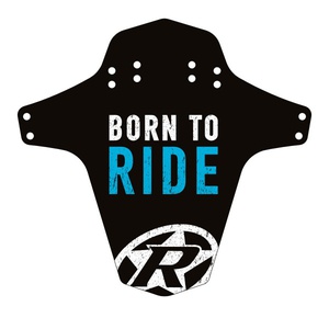 Mud guard MTB Bike Born to Ride Black Light Blue