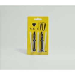 Panzer High Flow Tubeless Valves - 48mm, Black