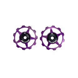 Aluminium pulley set Reverse Purple