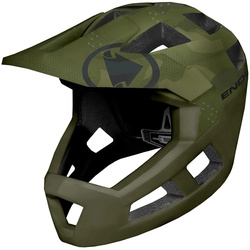Endura - KIDS STRACK FULLFACE HELMET Green