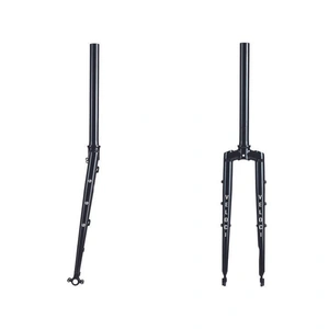 VELOCI No.02 CR-MO Steel Fork, Gloss Black