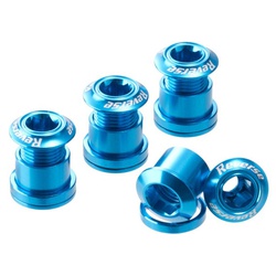 Chainring Bolt Set Bike Reverse Light Blue