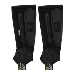 REKD Energy Covert Shin+Ankle Guards Black Short Large/X Large