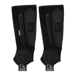 REKD Energy Covert Shin+Ankle Guards Black Short Large/X Large