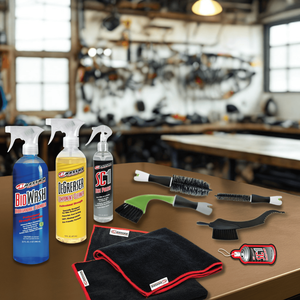 Maxima Pro Bike Cleaning Kit with brush set