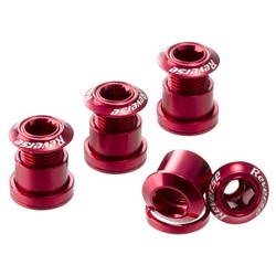 Chainring Bolt Set Bike Reverse Red