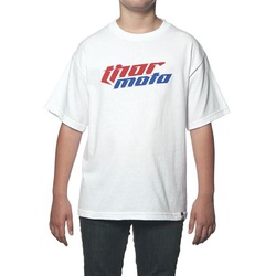 T-shirt Thor Youth Total Moto White S