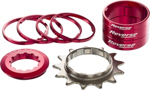 Single Speed Kit 13T Reverse Components Red
