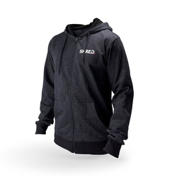 Hoodie SHRED MTB Zip Up Charcoal Small