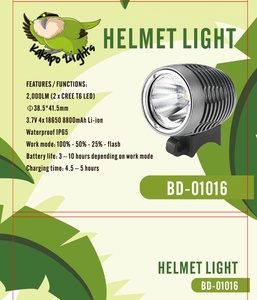 MTB Helmet light Kakapo Lights