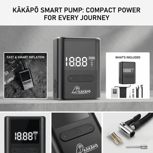 Kakapo Mini Portable Electric Bike & Tyre Pump (Black)