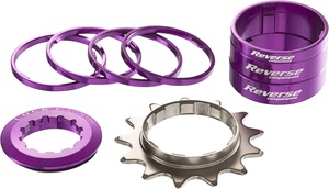 Single Speed Kit 13T Reverse Components Purple