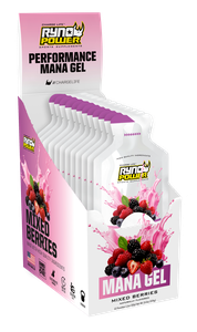 Ryno Power MANA Performance Gel - Mixed Berries (12-Pack Caddy)