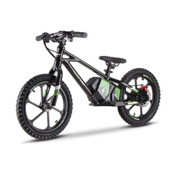 E Balance Bike Charged 16" 350w Green