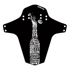 Mud guard MTB Bike Reverse Bottle Black White