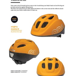 Kids Helmet Bobike ONE Mighty Mustard Small