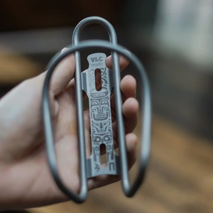 VLCmade Titanium Space Bottle Cage, Neptune (Blue)