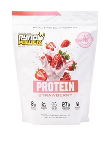 Protein Premium Whey Ryno Power Strawberry Powder