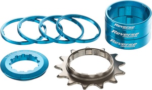 Single Speed Kit 13T Reverse Components Light Blue