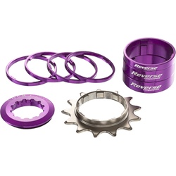 Single Speed Kit 13T Reverse Components Purple