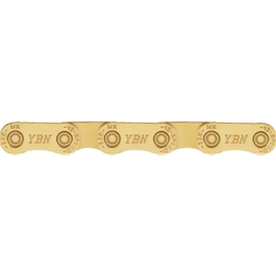 YBN MK12E Flat-Top 12-Speed E-Bike Chain 136L (Ti-Gold)