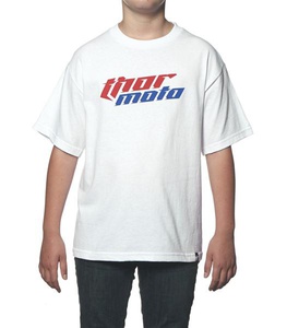 T-shirt Thor Youth Total Moto White XS