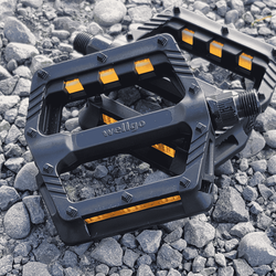 Nylon Platform MTB Pedals - Double Sealed DU Bearing (14mm Thread)