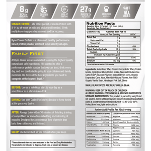vanilla protein facts