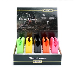 Micro Levers 25 Pair 5 Color Counter Display Pedro