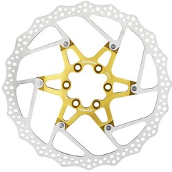 Brake Disc Rotor Reverse Components 180mm Gold