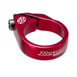 Seat Post Clamp - Bolt Type 34.9mm Red Reverse