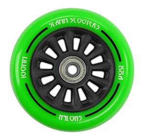 Slamm 100mm Ny-Core Wheels Green