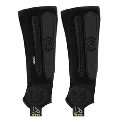 REKD Energy Covert Shin+Ankle Guards Black Long Large/X Large